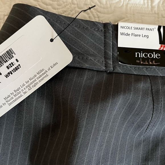 NWT Nicole by Nicole Miller business casual pants size 8 - Picture 5 of 6